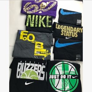 NIKE boys short sleeve t shirt lot size medium